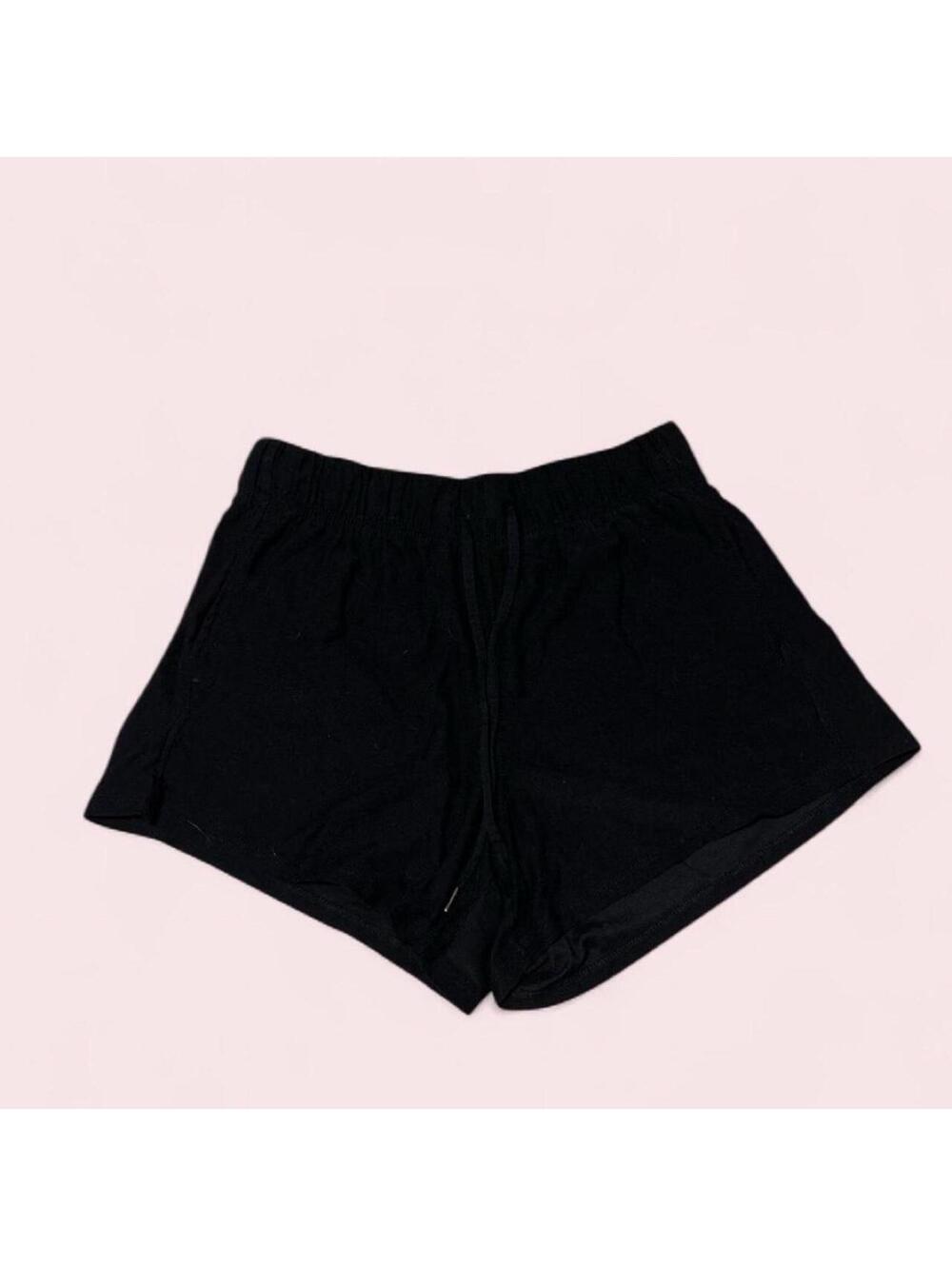 Medium women’s Black Athletic shorts with drawstring